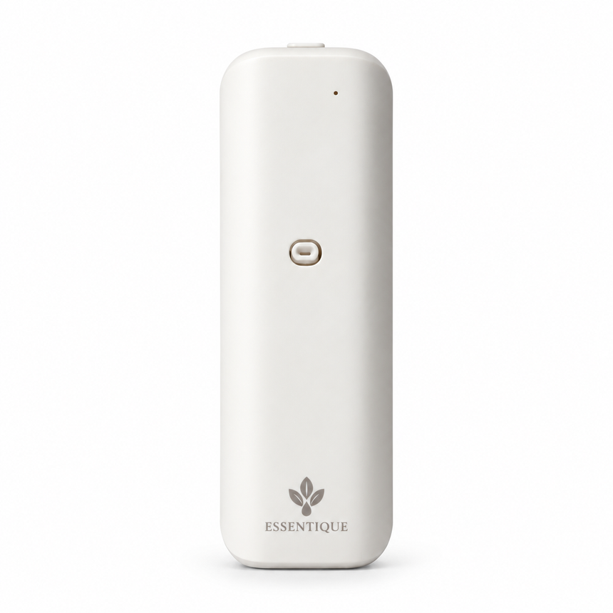 White Essentique The Pulse plug-in diffuser centered on a white background.